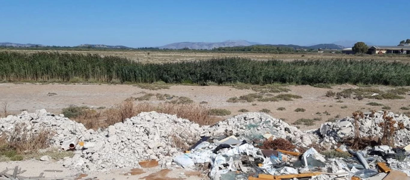 Απομακρύνθηκαν 1.300 τόνοι αποβλήτων από το εθνικό πάρκο Μεσολογγίου–Αιτωλικού